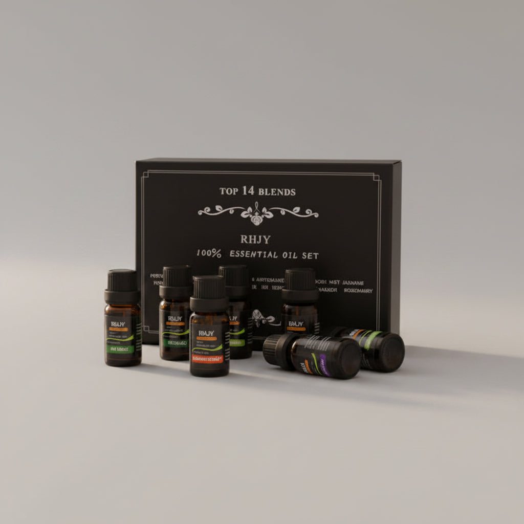 Flaro Essential Oils Set – 14 Scent Aromatherapy Variety Pack