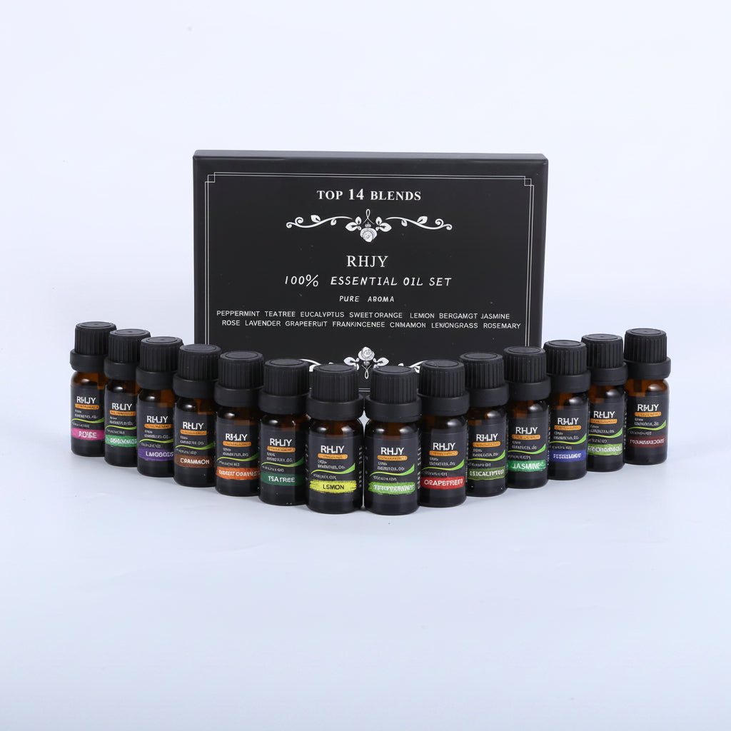 Flaro Essential Oils Set – 14 Scent Aromatherapy Variety Pack